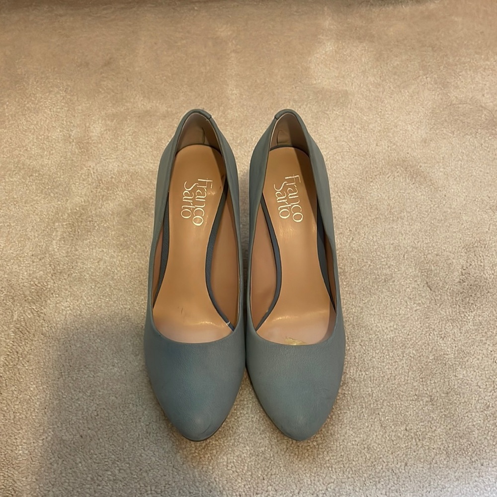 Franco Sarto Light Blue Heels